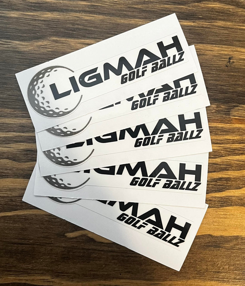 LIGMAH Golf Ballz Sticker Packs